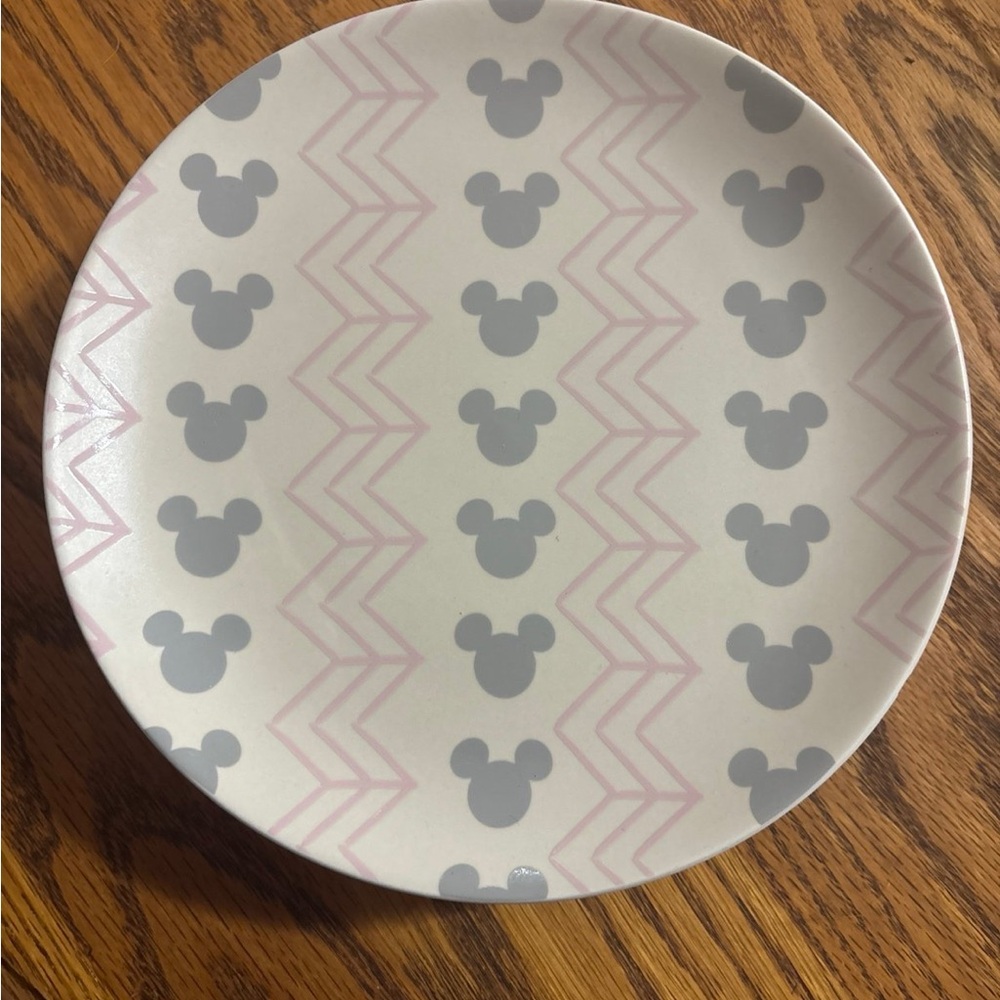 Disney Parks Mickey Mouse Patterned Plate set